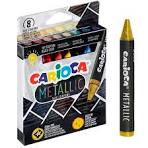 CRAYON CARIOCA METALLIC 8 COLORES LAVABLE 1