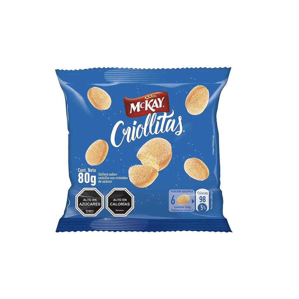 GALLETAS MACKAY CRIOLLITAS 80GRS. 1