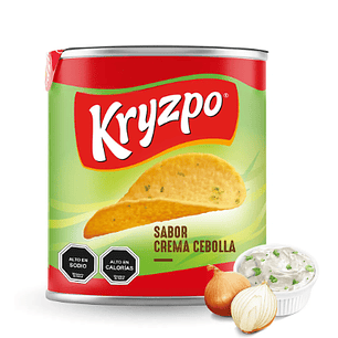 PAPAS FRITAS KRYZPO CREMA CEBOLLA TARRO 37 GRS.