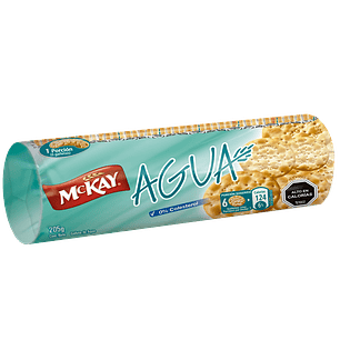 GALLETA MACKAY AGUA FAMILIAR 180GRS.