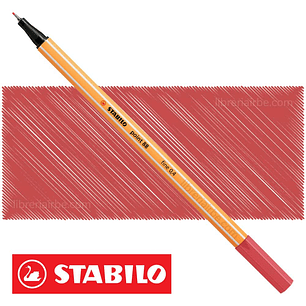 TIRALINEAS STABILO POINT 88 0.4 ROJO