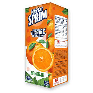 NECTAR SPRIM NARANJA 190ML
