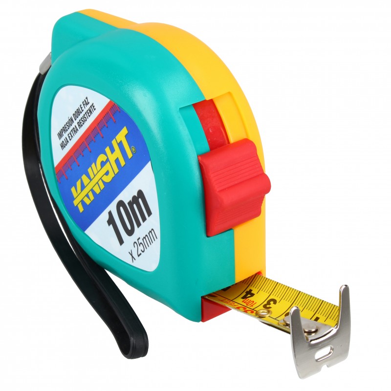 HUINCHA DE MEDIR KINIGHT 10 MTS. X 25MM 1