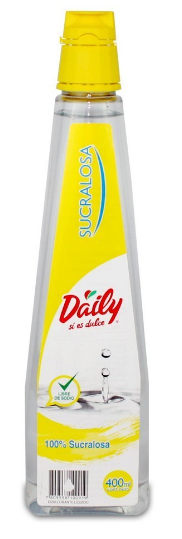 ENDULZANTE LIQUIDO DAILY 100% SUCRALOSA  400ml 1