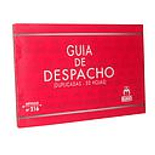 GUIA DE DESPACHO DUPLICADO. ART-216