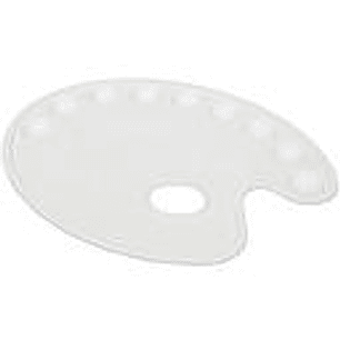 PALETA PLASTICA ARTEL OVALADA 9 DEPOSITOS 29x22Cms.