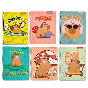 CUADERNO PROARTE UNIV. 7mm 100 Hjs TED/ ED CAPYBARA 