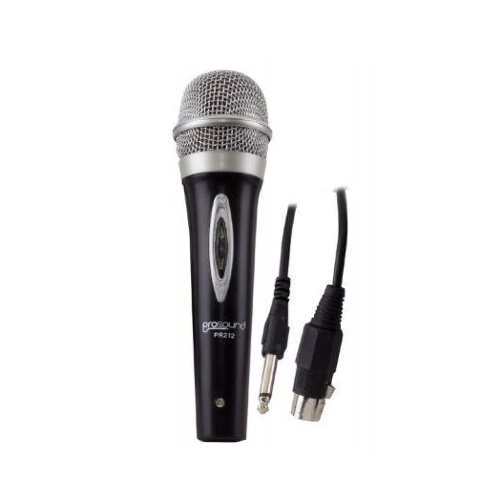 MICROFONO PROSOUND COLOR METALIZADO PR-212 UNI DIRECCIONAL 1