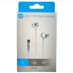 AUDIFONO HP MANOS LIBRES DHH-1126 BLANCO TIPO C