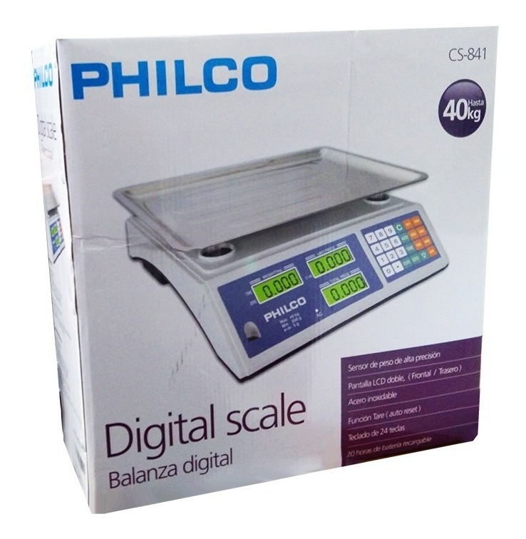 BALANZA DIGITAL 40 KG PHILCO CS-841 1