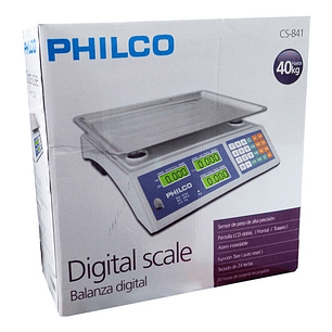 BALANZA DIGITAL 40 KG PHILCO CS-841