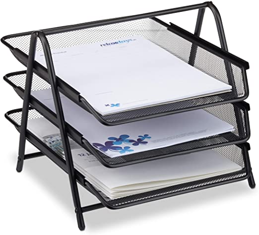 BANDEJA METALICA HAND 3 PISOS NEGRA MET6479 1