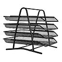 BANDEJA METALICA HAND 4 PISOS NEGRA MET6480 1