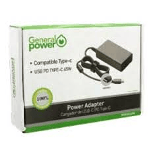 CARGADOR NOTEBOOK GENERAL POWER 29TNBTC65W  20V/3.25 TIPO C