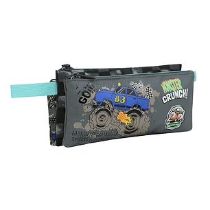 ESTUCHE HEAD CELERIO BOY MONSTER TRUCK GRIS