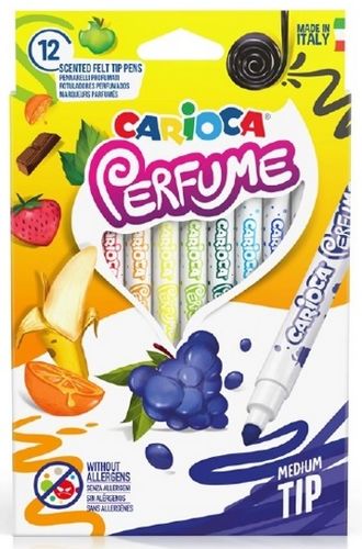 MARCADORES CARIOCA PERFUMADOS 12 COLORES 1