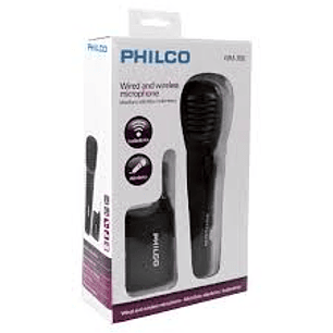 MICROFONO INALAMBRICO/ALAMBRICO PHILCO 26MIC-WM308 VHF/FM
