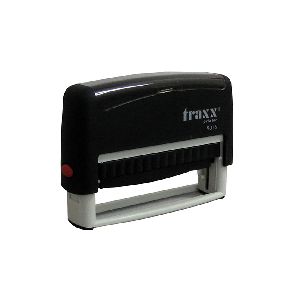 TIMBRE AUTOMATICO TRAXX ( 9016 ) 10 x 70 mm NEGRO  1