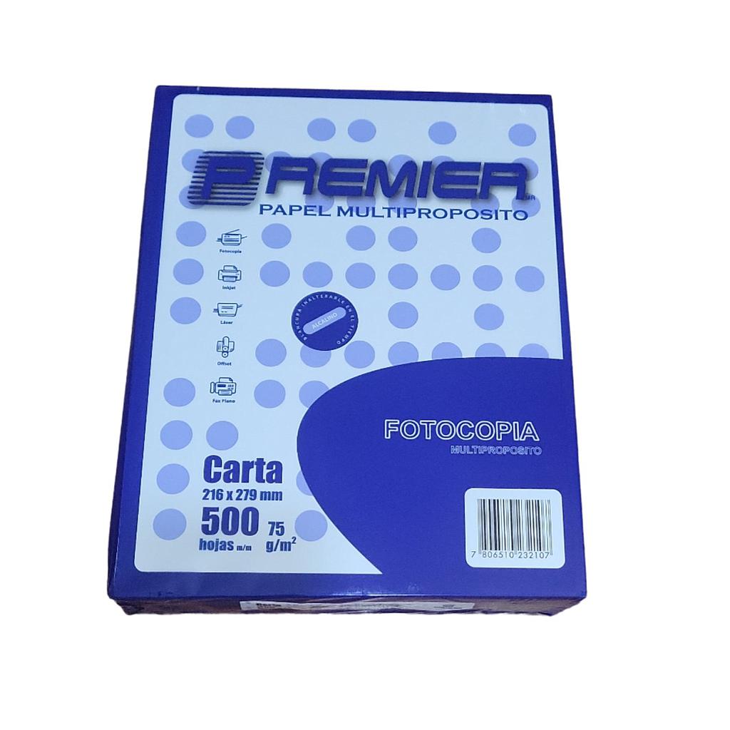 RESMA PAPEL PREMIER CARTA 75 g/m2 500 HOJAS 1