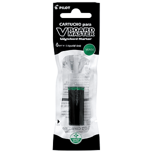 CARTUCHO TINTA PILOT PARA PLUMON DE PIZARRA VERDE 