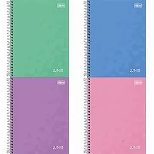 CUADERNO TILIBRA 1/2 OFICIO 7mm 160 Hjs 4 MATERIAS LUNIX