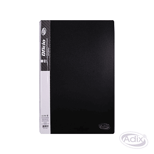 CARPETA ADIX OFICIO 60 FUNDAS NEGRA ( CM )