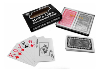 NAIPE INGLES PLASTIFICADO 2 MAZOS DOMMO BURANO 1