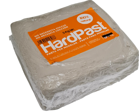 PASTA PARA MODELAR BLANCA AIRE HARDPAST 5KG 1