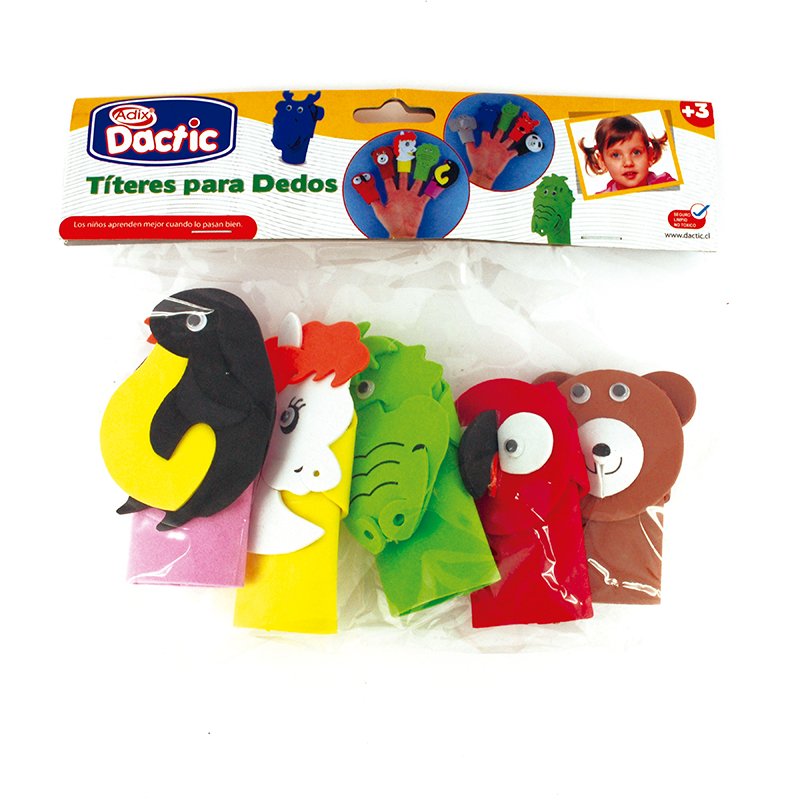 TITERE DEDO GOMA EVA 1