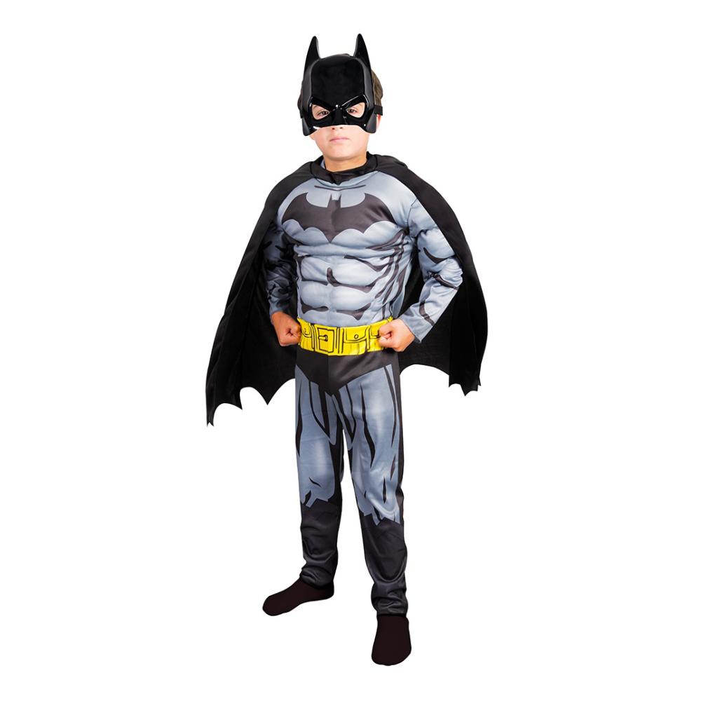 DISFRAZ GLAM BATMAN DELUXE CON MUSCULOS TALLA 7-8 AÑOS 1