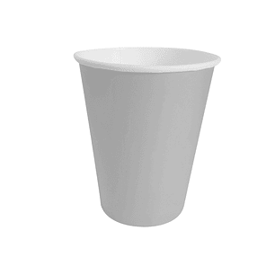 VASO GLAM POLIPAPEL PLATEADO 250cc 20 UNID.