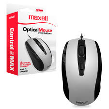MOUSE ALAMBRICO MAXELL OPTICO MOWR- 105 SILVER 1