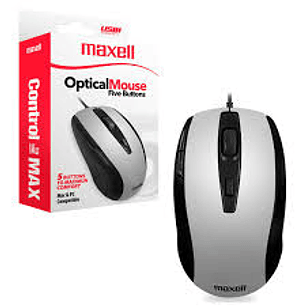 MOUSE ALAMBRICO MAXELL OPTICO MOWR- 105 SILVER
