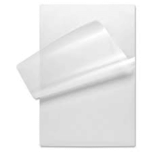 HOJA TERMOLAMINADO IBICO OFICIO  125 MIC. 229 x 368 mm