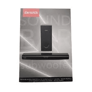 BARRA DE SONIDO INALAMBRICA AIWA DE 2.1 CANALES 800W PMPO