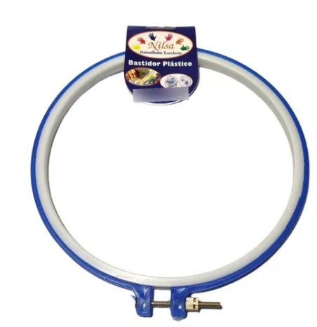 BASTIDOR REDONDO PLASTICO 20 CMS. NILSA 1