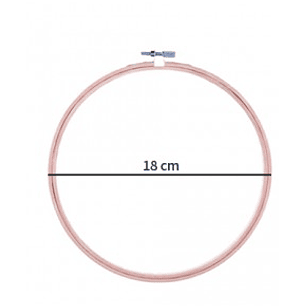 BASTIDOR REDONDO BAMBU 18 CMS. NILSA