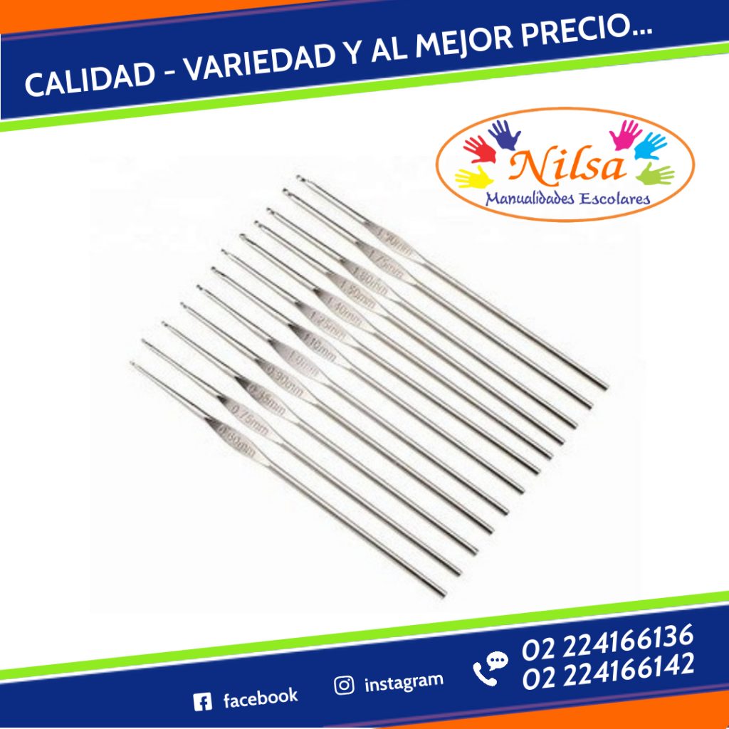 CROCHET METALICO 14 UNID.NILSA 1