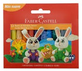 PLASTICINA FABER 12 COLORES 180 gr 1