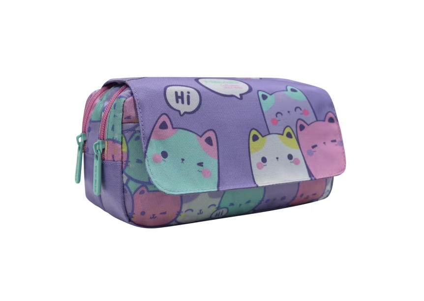 ESTUCHE HEAD ERASER NEW GATOS PASTEL 1