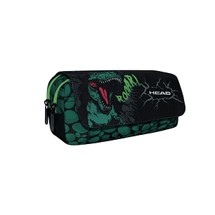 ESTUCHE HEAD ERASER DINO STONE VERDE
