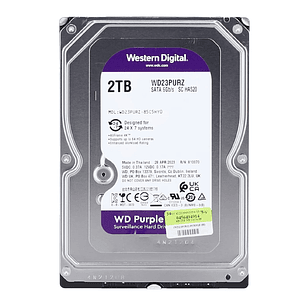 DISCO DURO INTERNO 3.5'' W.DIGITAL WD23PURZ 2TB SATA 3,5 256MB PURPLE
