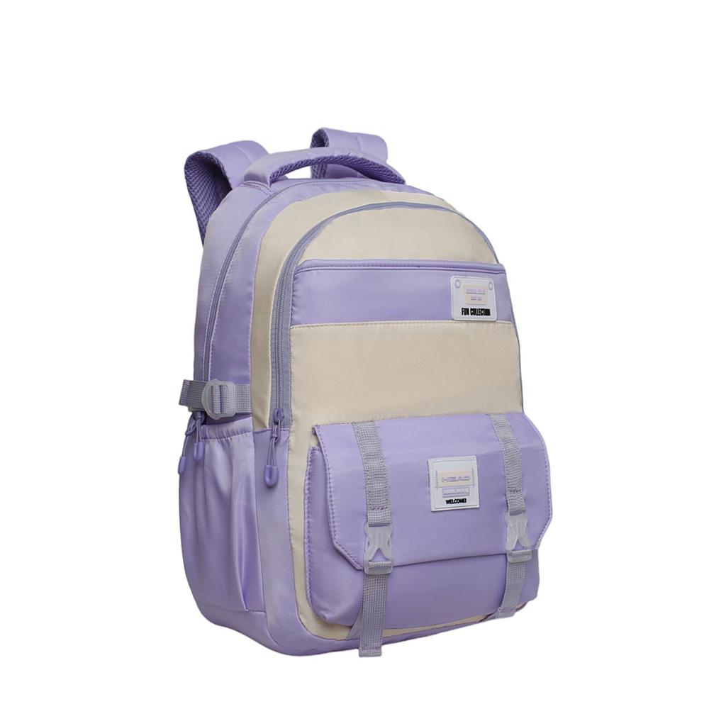 MOCHILA HEAD VENZA COLOR BLOCK LILA 28 LTS 1
