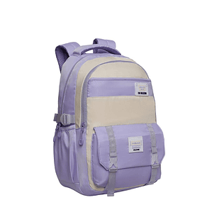 MOCHILA HEAD VENZA COLOR BLOCK LILA 28 LTS