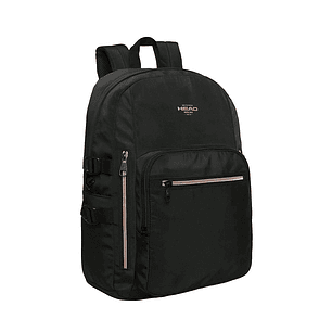 MOCHILA HEAD KONA NEGRO ROSE GOLD 30 LTS