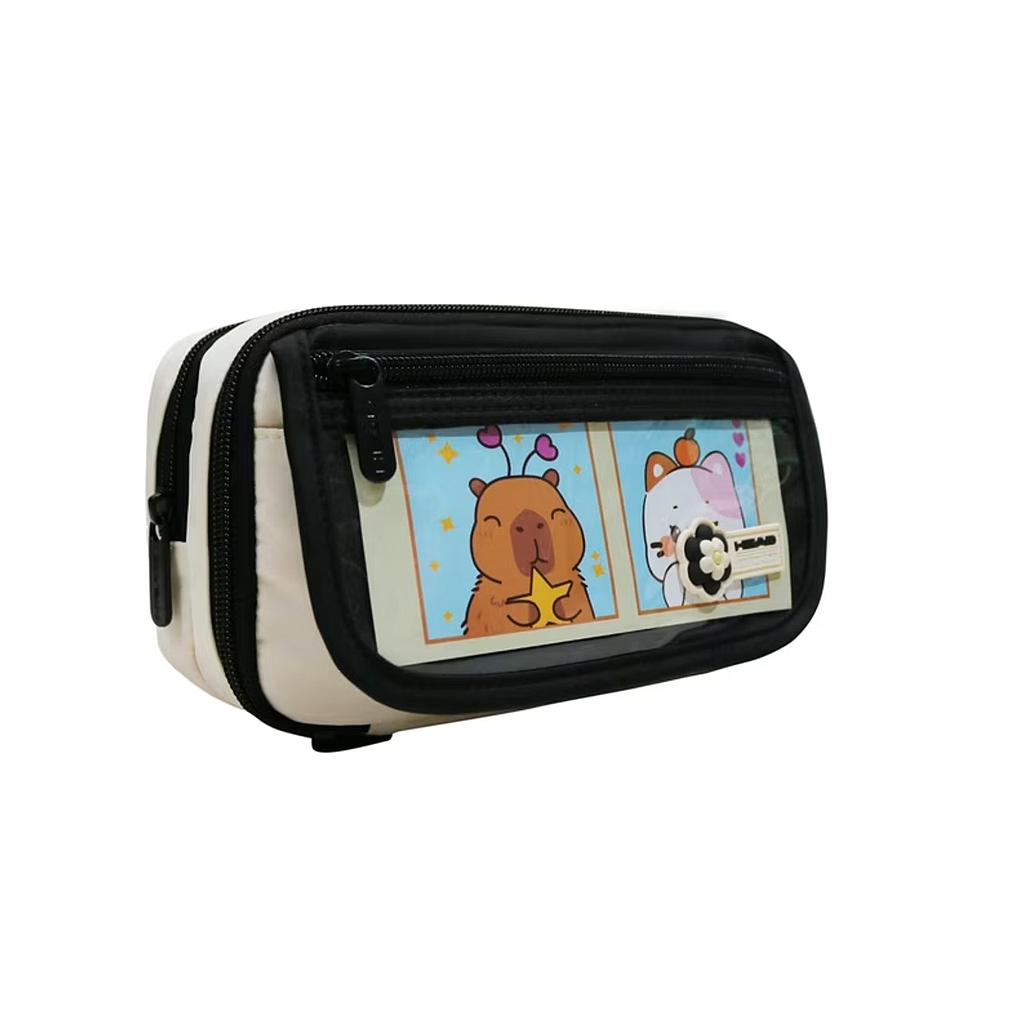 ESTUCHE HEAD PENCIL COLOR BLOCK NEGRO 1