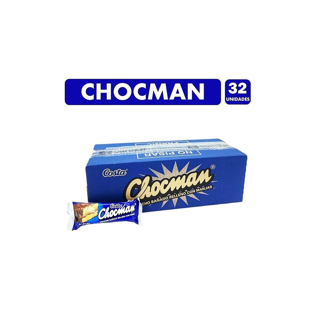 CAJA BIZCOCHO CHOCMAN COSTA 33 GRS. x 32 UNDS. 1