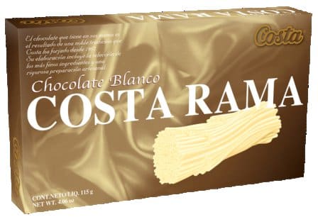 CHOCOLATE BLANCO COSTA RAMA 115GRS. 1