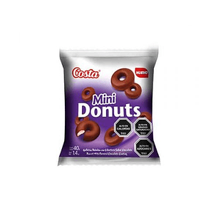 GALLETAS COSTA MINI DONUTS 40 GRS.