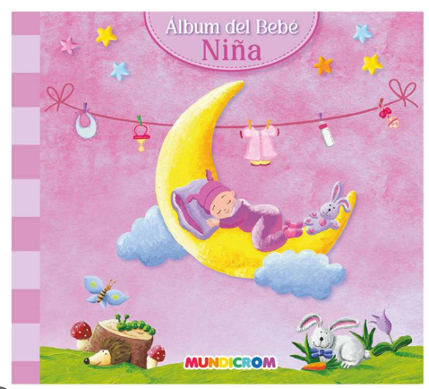 LIBRO MUNDICROM ALBUM DEL BEBE NIÑA 1
